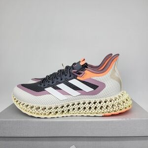 New Adidas 4DFWD 2 'Grey Beam Orange' Women's Running Shoes Size 7.5